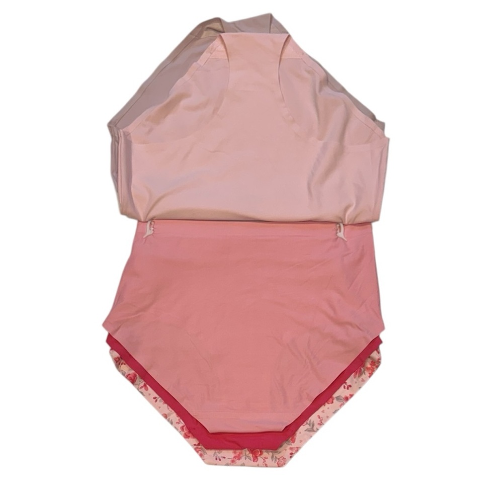 LAURA ASHLEY 5 Pack Super Soft No Show Panties Floral Pink NWT Large - Picture 13 of 13